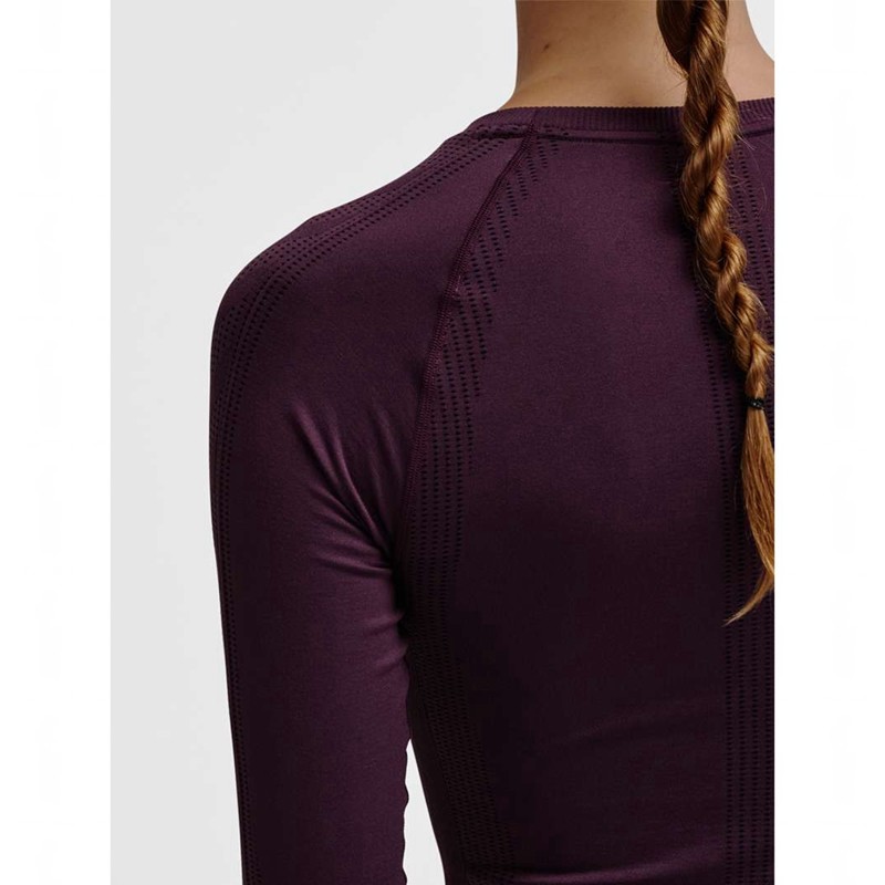 Hummel Mt Shaping Seamless L/S T-shirt Dam Lila | 635415-044