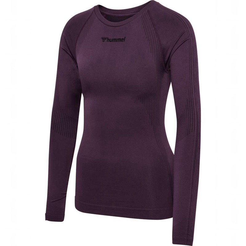Hummel Mt Shaping Seamless L/S T-shirt Dam Lila | 635415-044