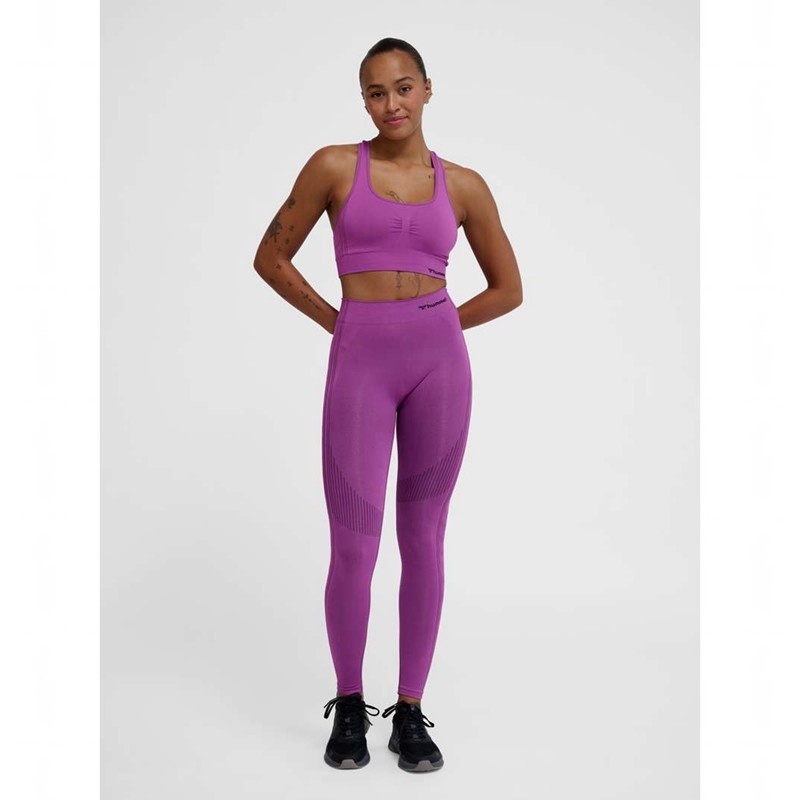 Hummel Mt Shaping Seamless Mw Strumpbyxor Dam Lila | 119775-081