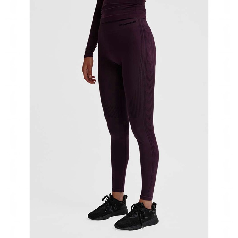 Hummel Mt Shaping Seamless Mw T-shirt Dam Lila | 541603-629