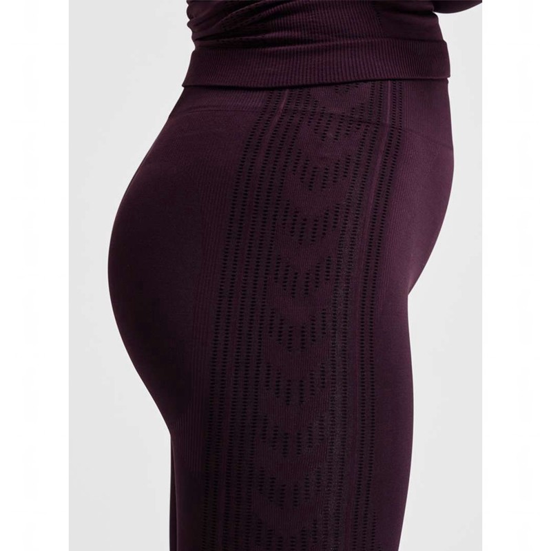 Hummel Mt Shaping Seamless Mw T-shirt Dam Lila | 541603-629