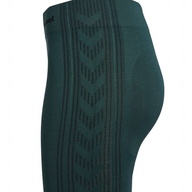 Hummel Mt Shaping Seamless Mw T-shirt Dam Gröna | 965756-522