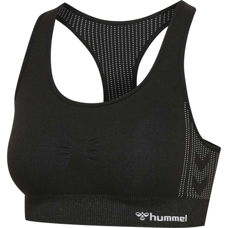Hummel Mt Shaping Seamless Top Sport BH Dam Svarta | 836791-915