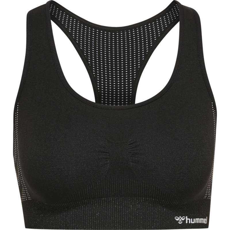Hummel Mt Shaping Seamless Top Sport BH Dam Svarta | 836791-915