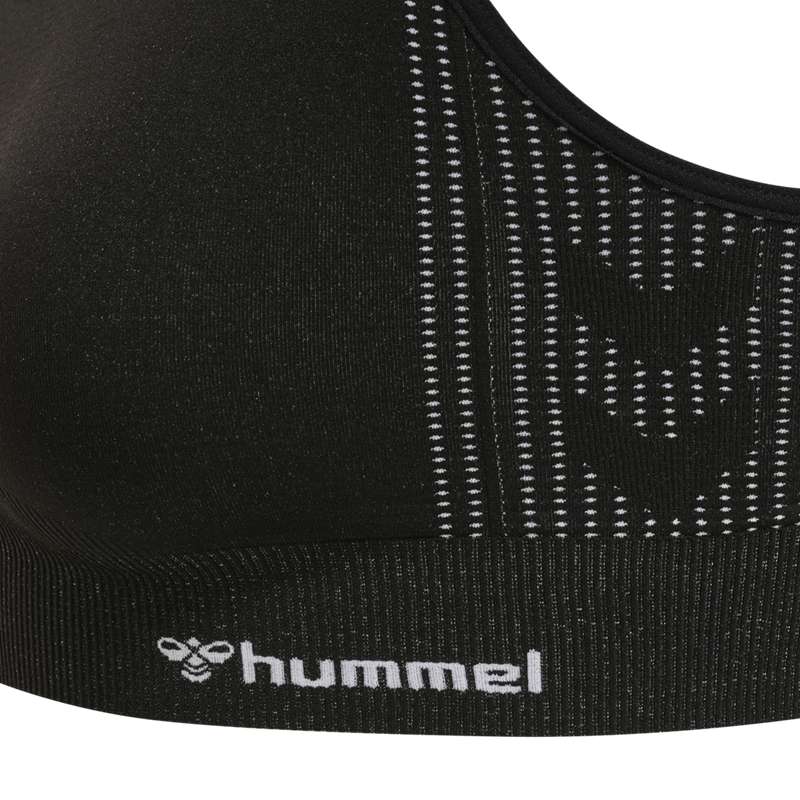 Hummel Mt Shaping Seamless Top Sport BH Dam Svarta | 836791-915