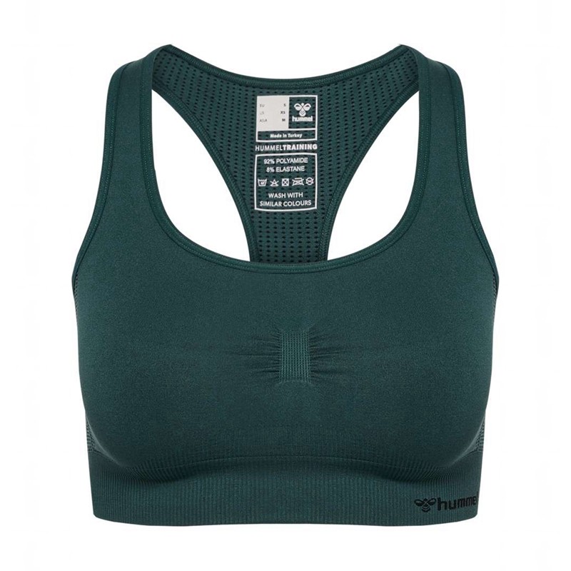 Hummel Mt Shaping Seamless Top Sport BH Dam Gröna | 304110-901