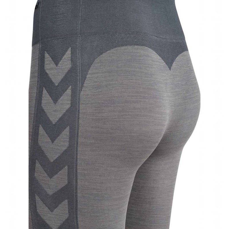 Hummel Mt Shine Seamless Mw Strumpbyxor Dam Grå | 165873-855