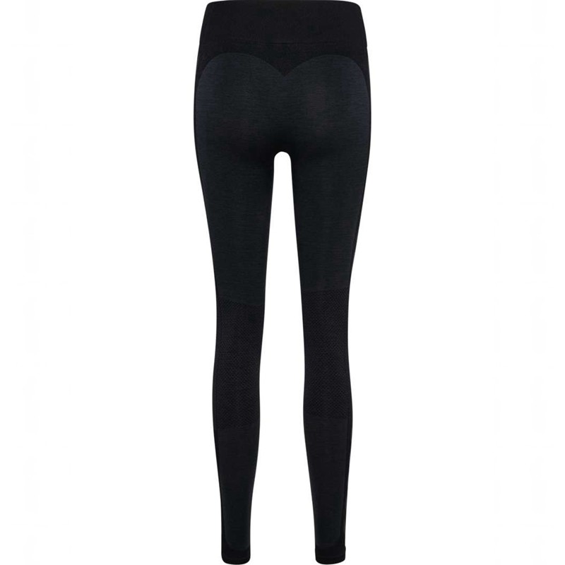 Hummel Mt Shine Seamless Mw Strumpbyxor Dam Svarta | 913286-887