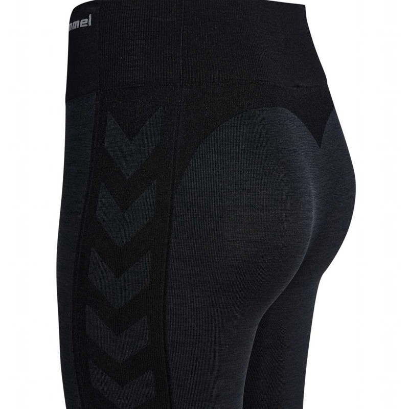 Hummel Mt Shine Seamless Mw Strumpbyxor Dam Svarta | 913286-887