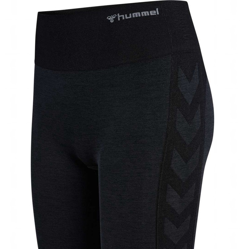 Hummel Mt Shine Seamless Mw Strumpbyxor Dam Svarta | 913286-887
