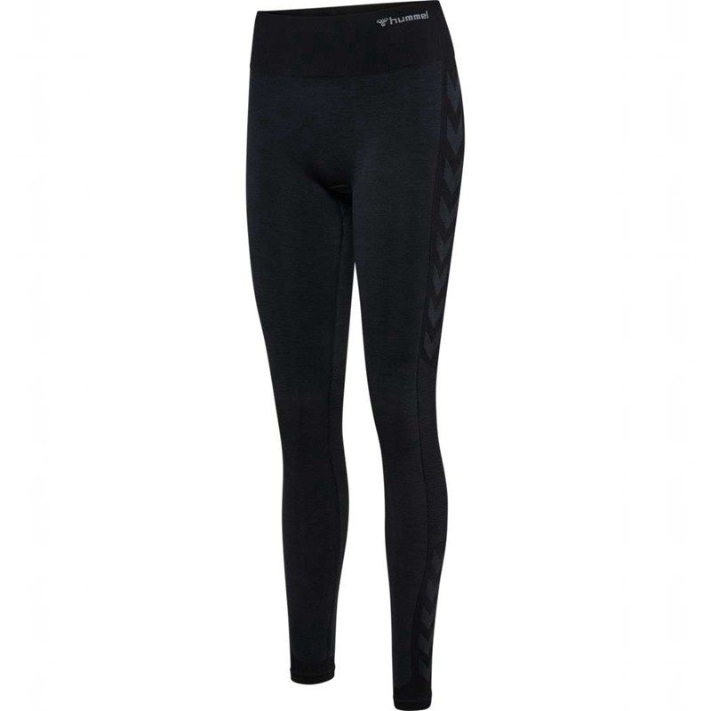 Hummel Mt Shine Seamless Mw Strumpbyxor Dam Svarta | 913286-887