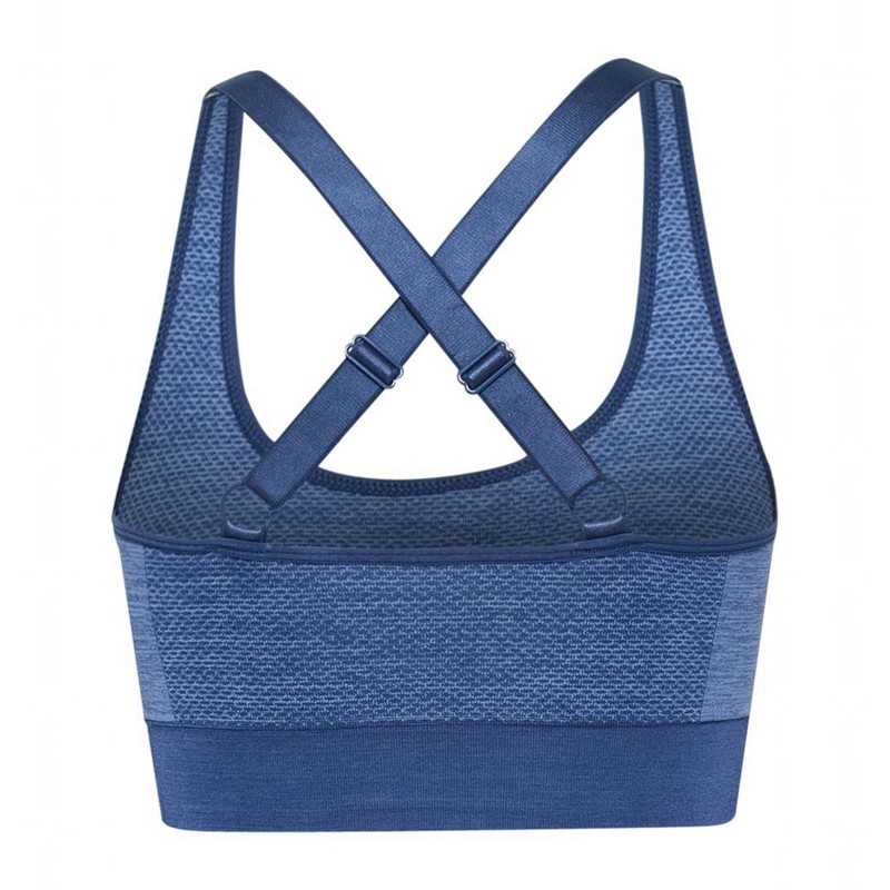 Hummel Mt Shine Seamless Sport BH Dam Blå | 581426-455