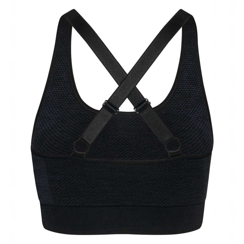 Hummel Mt Shine Seamless Sport BH Dam Svarta | 802628-853