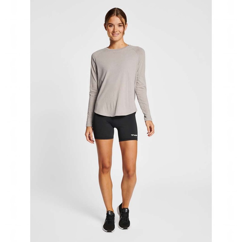 Hummel Mt Vanja L/S T-shirt Dam Grå | 794518-467