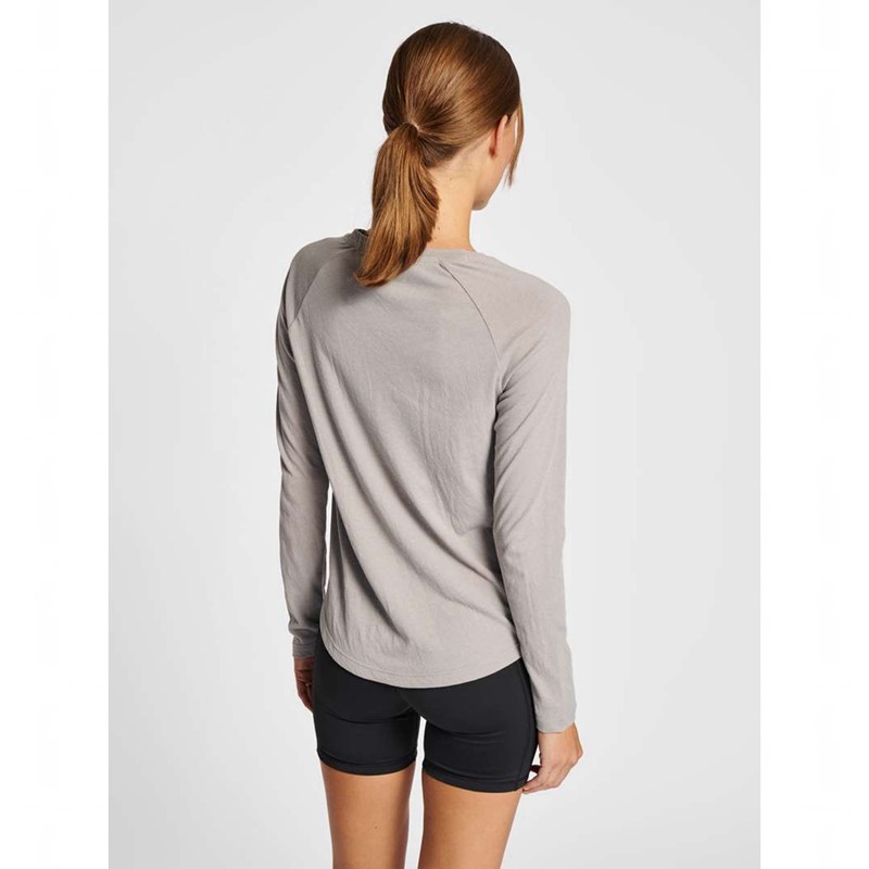 Hummel Mt Vanja L/S T-shirt Dam Grå | 794518-467