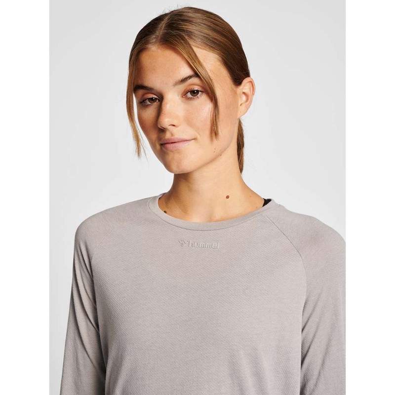 Hummel Mt Vanja L/S T-shirt Dam Grå | 794518-467