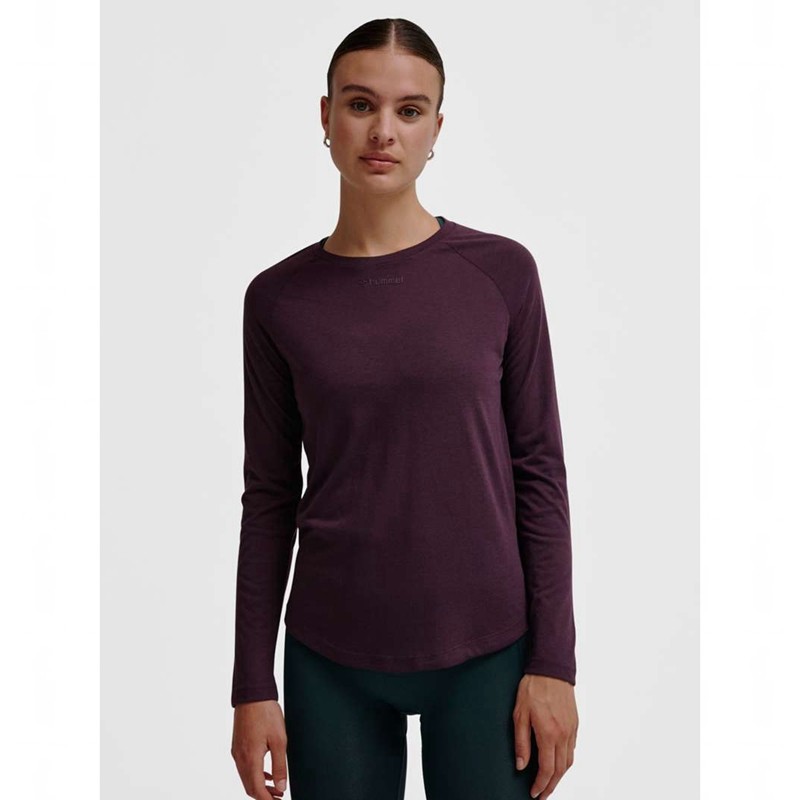 Hummel Mt Vanja L/S T-shirt Dam Lila | 831584-903