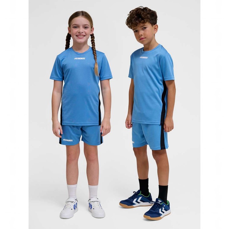 Hummel Multi Pl T-shirt Barn Blå | 340099-492