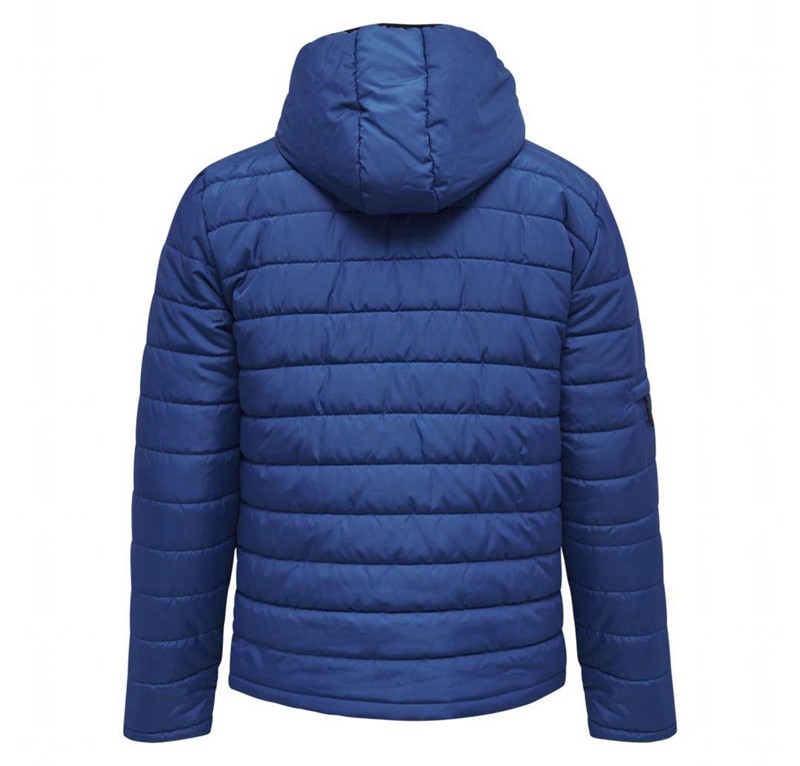 Hummel North Quilted Hood Jackor Herr Blå | 093608-339