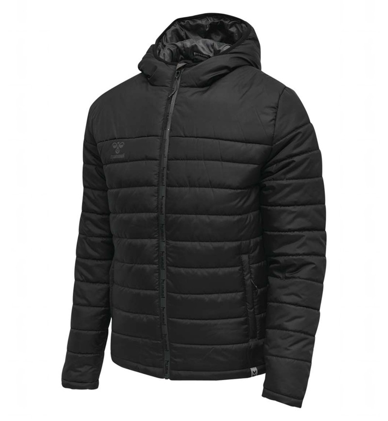 Hummel North Quilted Hood Jackor Herr Svarta | 143599-773