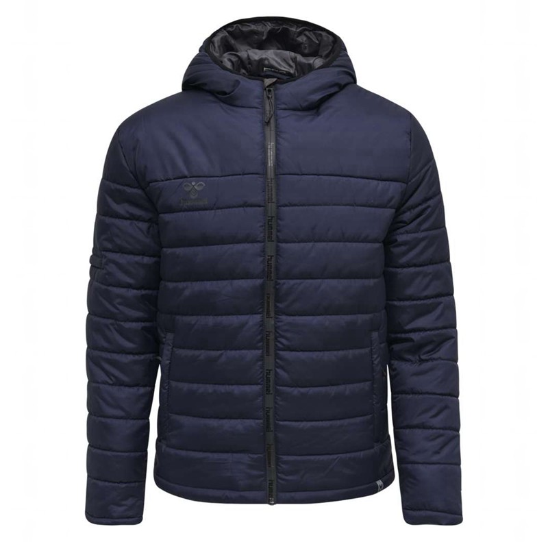 Hummel North Quilted Hood Linne Herr Marinblå | 110239-795