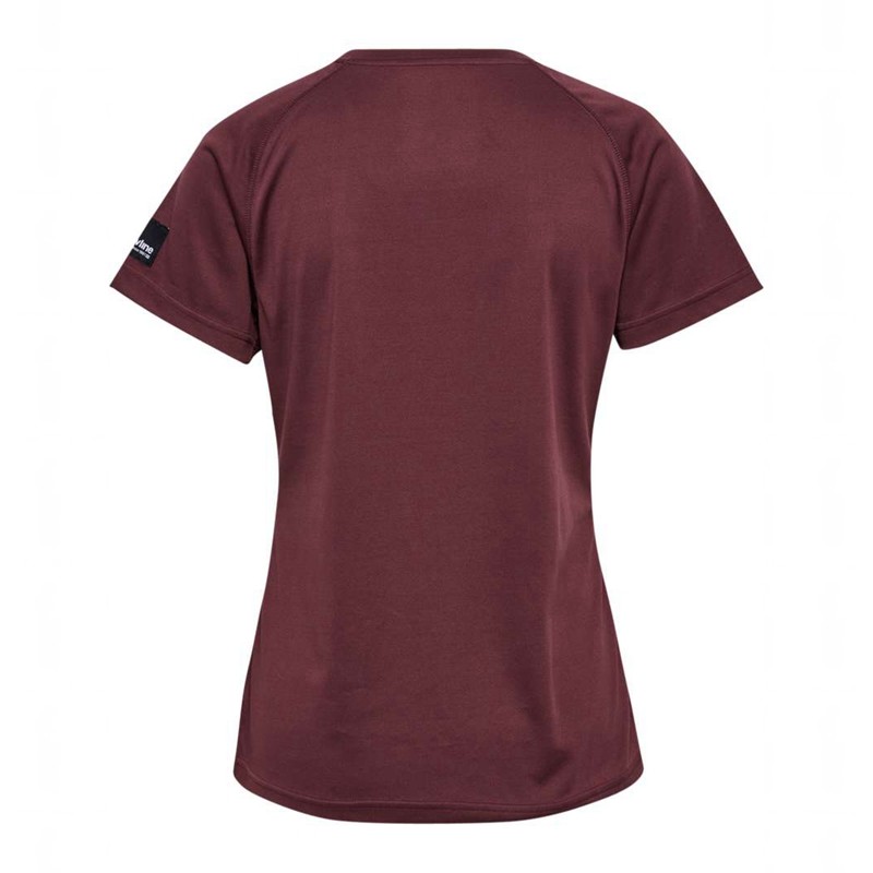 Hummel Nwlcharge Mesh W T-shirt Dam Vinröda | 701195-324