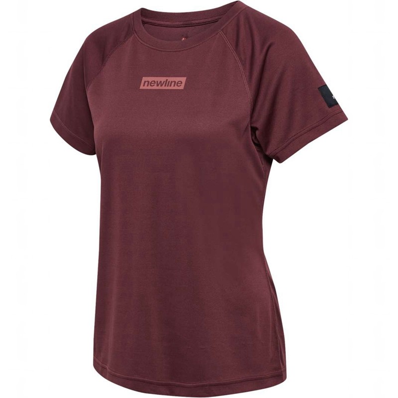 Hummel Nwlcharge Mesh W T-shirt Dam Vinröda | 701195-324