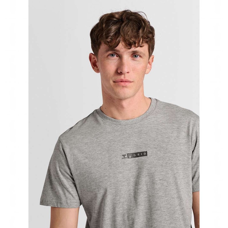 Hummel Offgrid S/S T-shirt Herr Grå | 805377-232