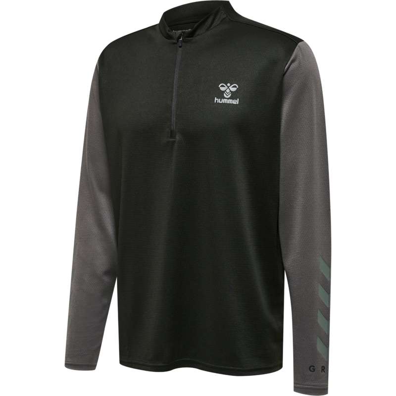 Hummel Ongrid 1/2 Zip Poly Sweat Tröjor Herr Svarta | 838560-043