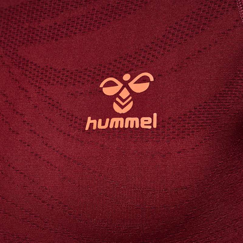 Hummel Ongrid Seamless L/S Wo T-shirt Dam Röda | 333431-188