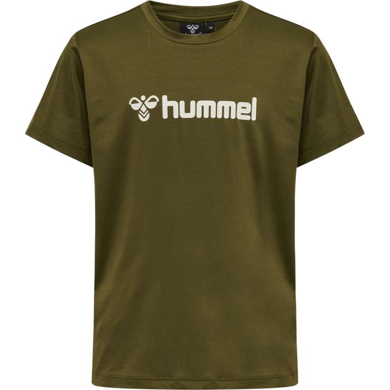 Hummel Plag Shorts Set Barn Olivgröna | 255260-092