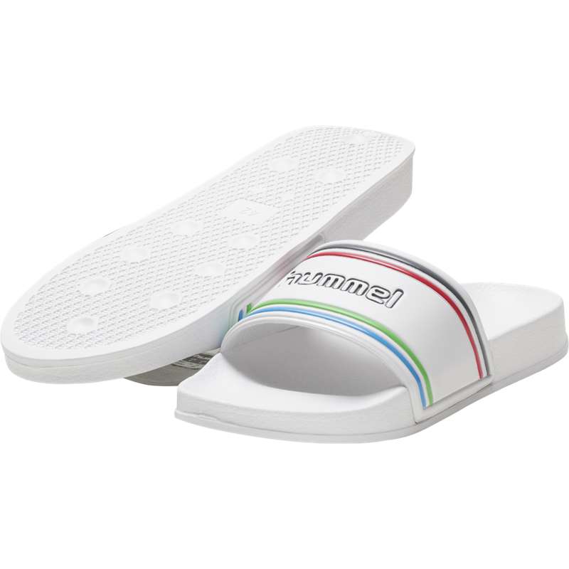 Hummel Pool Retro Badtofflor Dam Vita | 536151-603