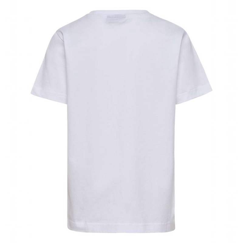 Hummel Print S/S T-shirt Barn Vita | 086442-557