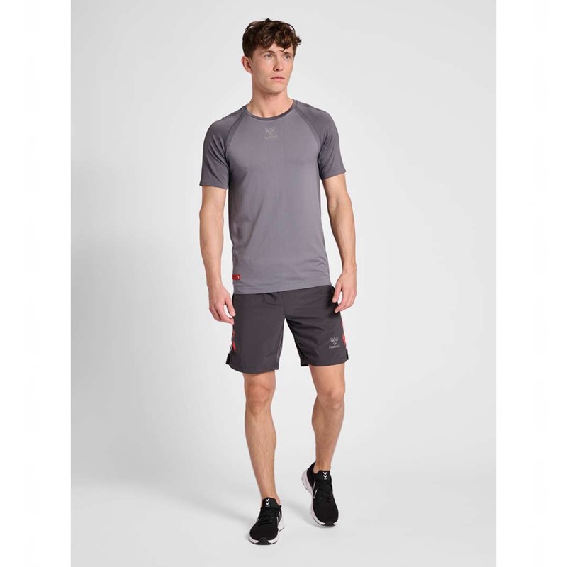 Hummel Pro Grid Seamless S/S Baslager Herr Grå | 624859-867