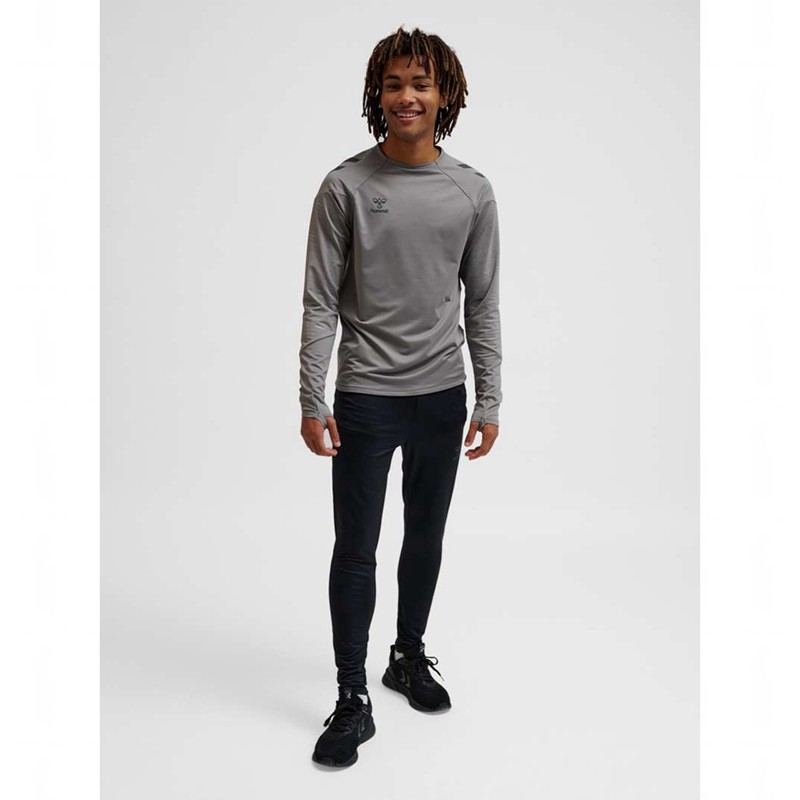 Hummel Pro Training Crew Sweat Tröjor Herr Grå | 981910-721
