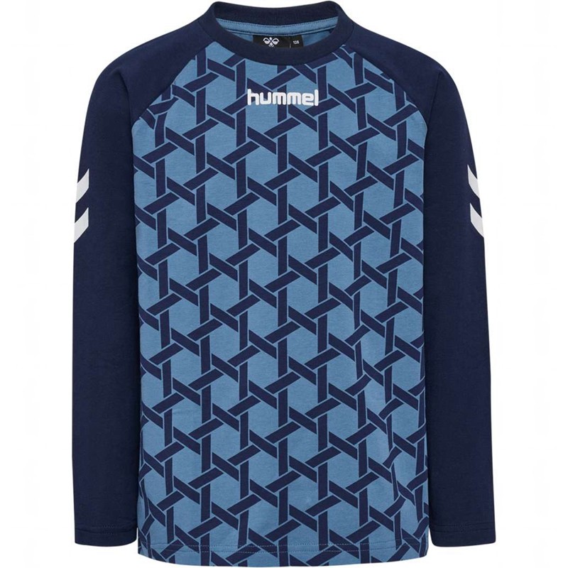 Hummel Ps L/S T-shirt Barn Blå | 407141-474