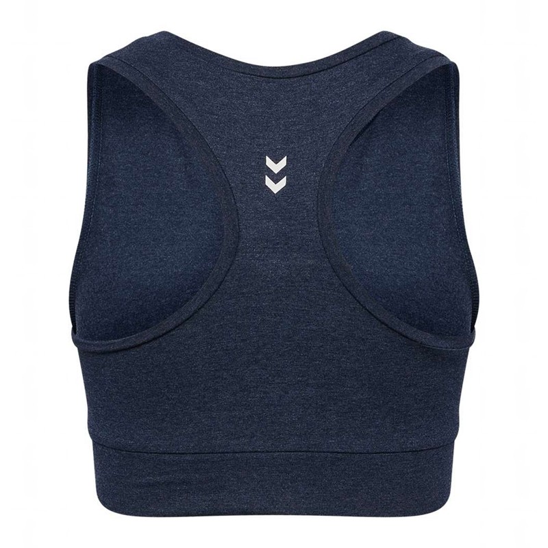 Hummel Pulse Logo Light Support Sport BH Dam Blå | 724097-434