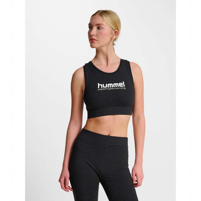 Hummel Pulse Logo Light Support Strumpor Dam Svarta | 013394-082