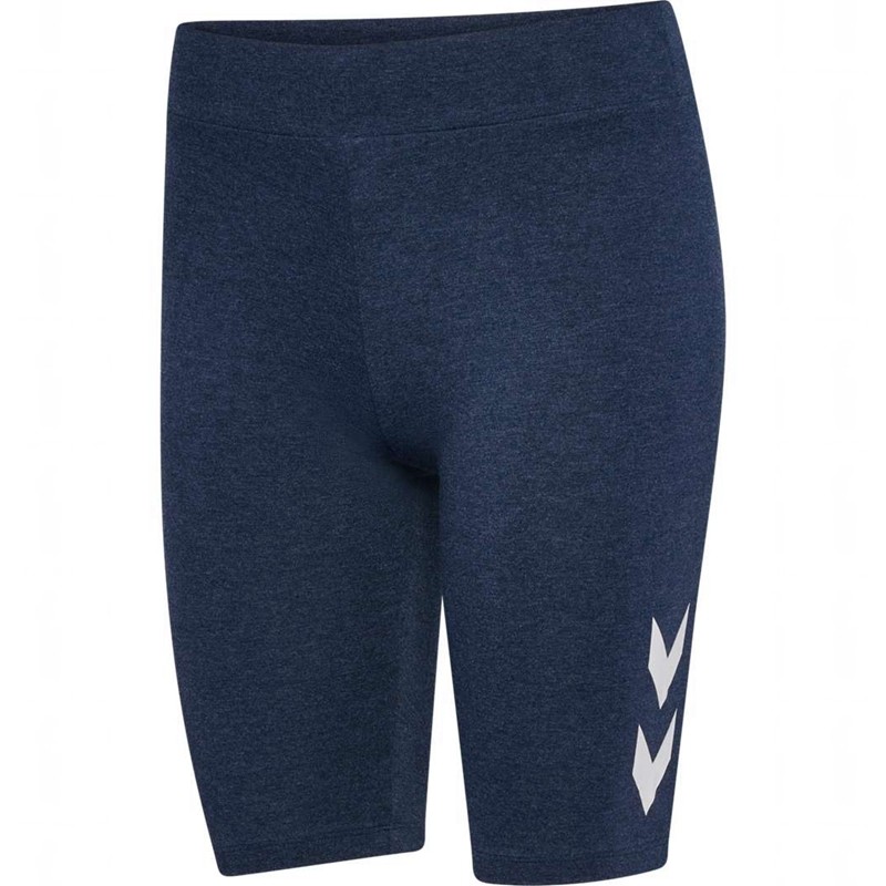 Hummel Pulse Logo Mw Tights Shorts Dam Blå | 363113-029