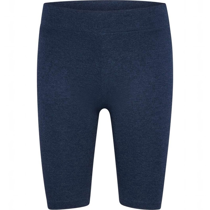 Hummel Pulse Logo Mw Tights Shorts Dam Blå | 363113-029