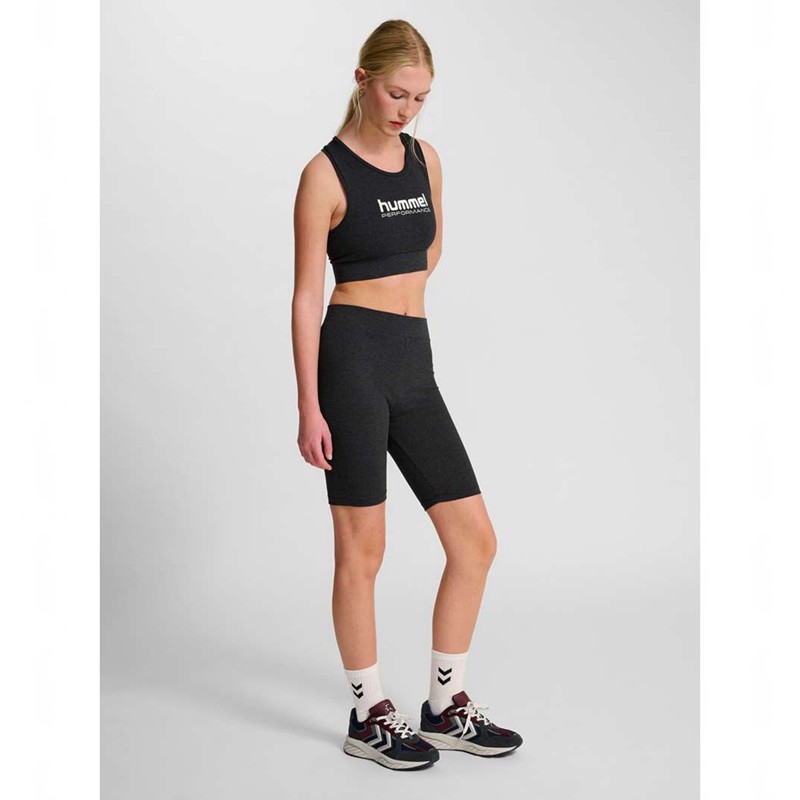 Hummel Pulse Logo Mw Tights Shorts Dam Svarta | 256003-160