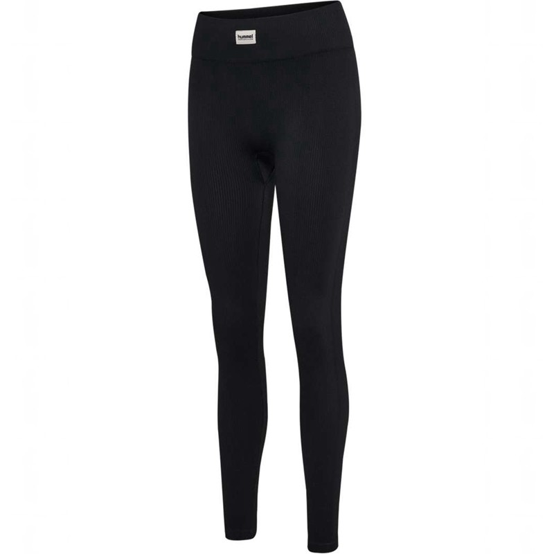 Hummel Pulse Seamless Rib Mw Strumpbyxor Dam Svarta | 249012-968