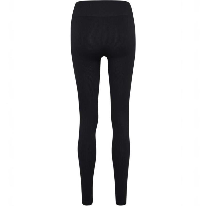 Hummel Pulse Seamless Rib Mw Strumpbyxor Dam Svarta | 249012-968