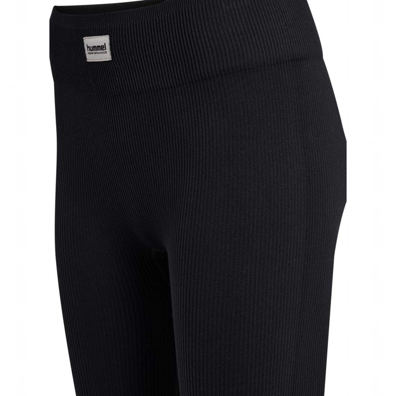 Hummel Pulse Seamless Rib Mw Strumpbyxor Dam Svarta | 249012-968