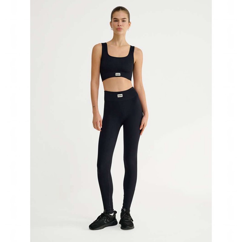 Hummel Pulse Seamless Rib Sport BH Dam Svarta | 173951-334