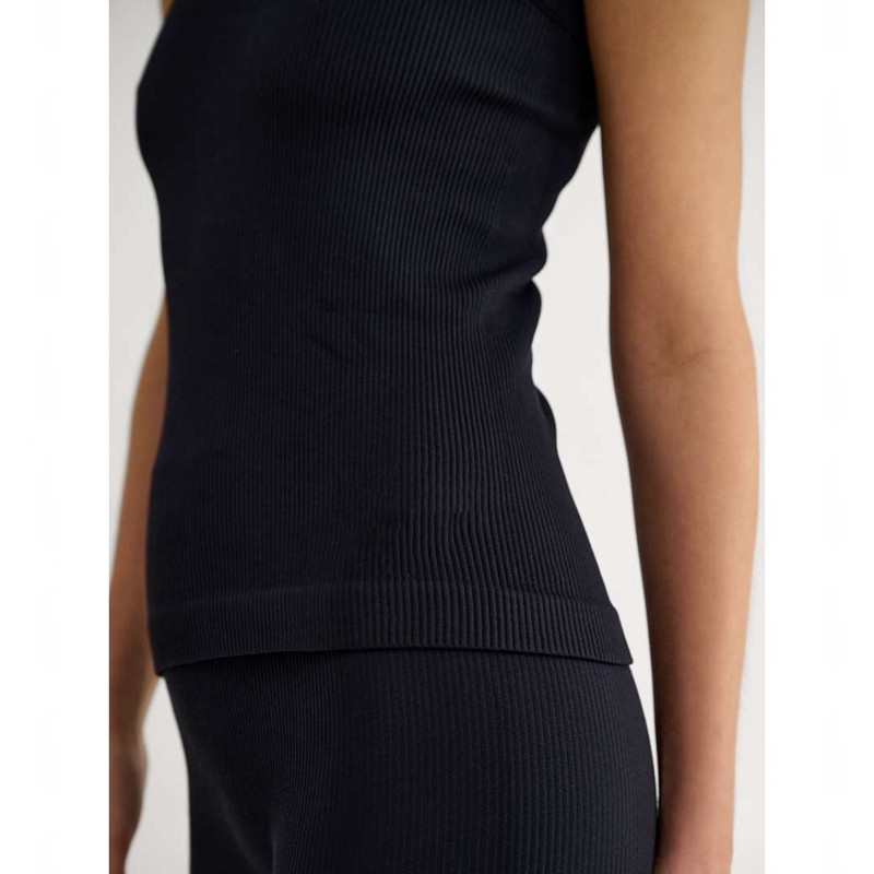 Hummel Pulse Seamless Rib W Hoodie Dam Svarta | 701528-590