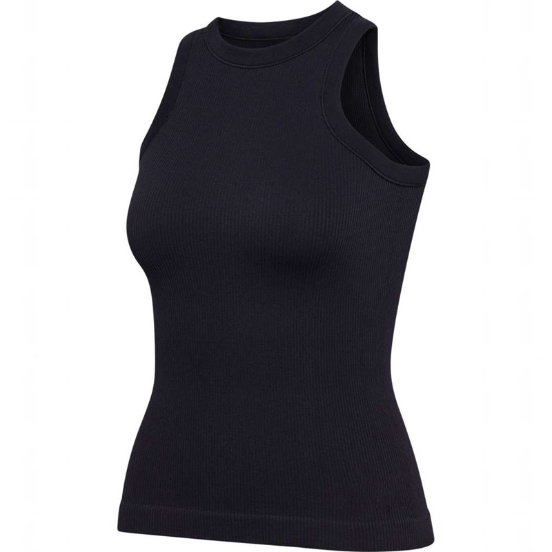 Hummel Pulse Seamless Rib W Hoodie Dam Svarta | 701528-590