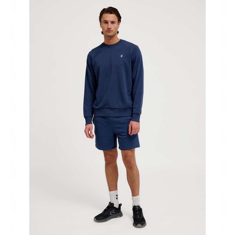 Hummel Pulse Sweat Crewneck Tröjor Herr Marinblå | 931604-148