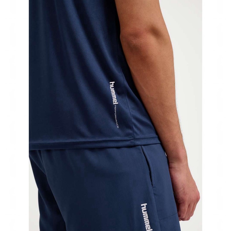 Hummel Pulse Training S/S T-shirt Herr Marinblå | 261590-178