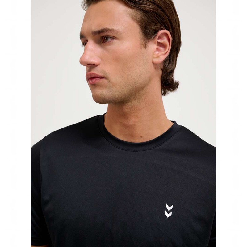 Hummel Pulse Training S/S T-shirt Herr Svarta | 022965-496